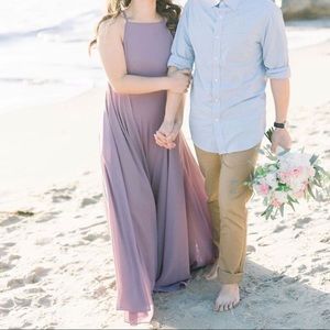 Maxi Purple Evening Gown